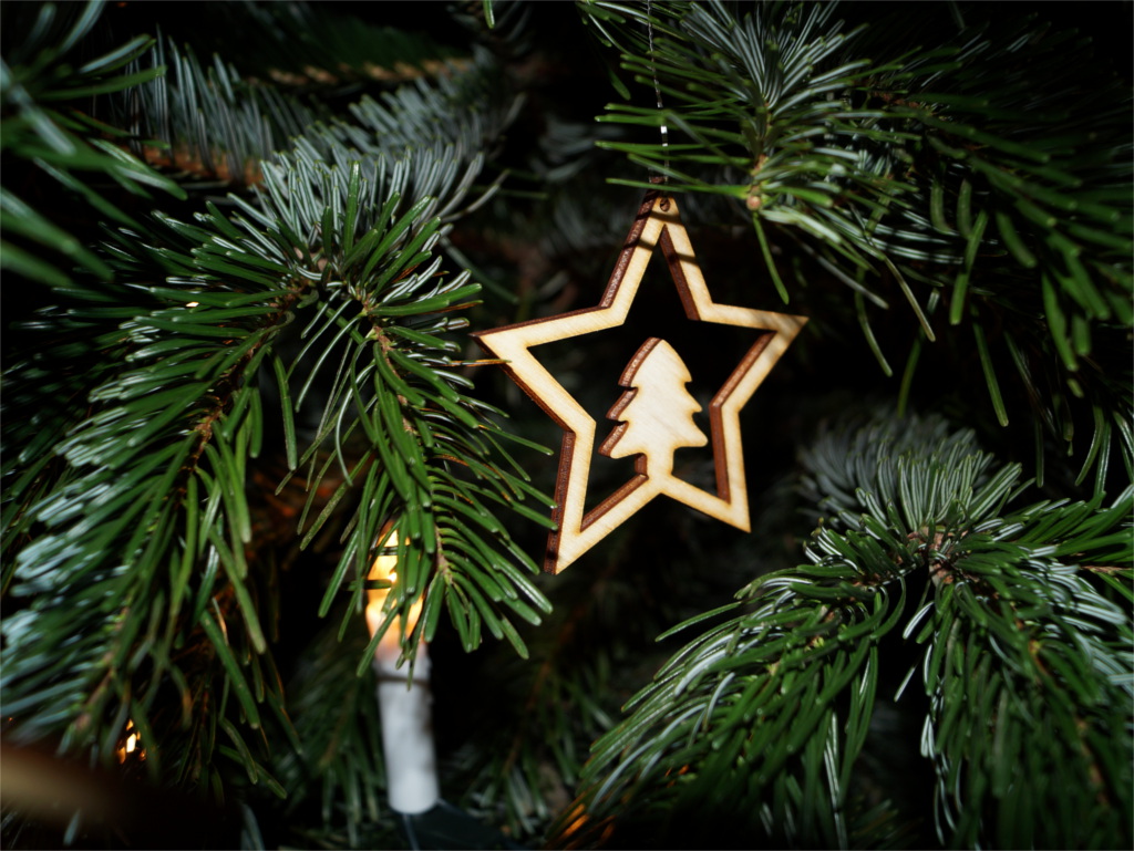 Weihnachten Baumschmuck aus Holz Baum