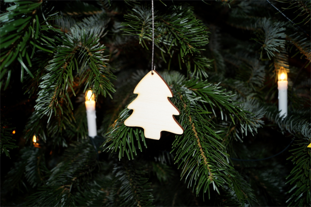 Weihnachten Baumschmuck aus Holz Baum